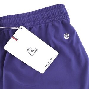 NEW Rhoback All-Active Athletic Shorts Flag Blue 4 Way Stretch Mens Large